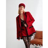 KOTON Blazer Tüvit Ceket Düğmeli Regular Fit