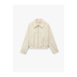 Koton Bomber Ceket Crop Uzun Kollu Cepli Fermuarlı