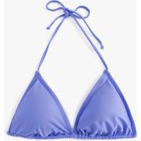 Koton Boyundan Bağlamalı Ipli Üçgen Bikini Üstü - Mor - 36