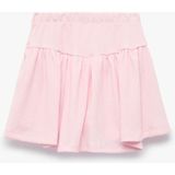Koton Bürümcük Kumaş Volanlı Şortlu Etek - 11 - 12 Yaş - Pembe