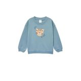 Koton Büyük beden sweatshirt, Mavi, 4 Jahre
