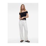 Koton Büzgülü Kolsuz Slim Fit Modal Omzu Açık Bluz