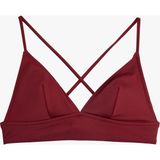 Koton Çapraz Askılı Bralet Bikini Üstü - 40 - Bordo