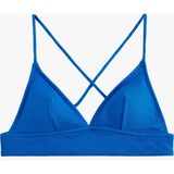 Koton Çapraz Askılı Dokulu Bralet Bikini Üstü - 34 - Lacivert
