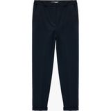 Koton Cepli Düz Paça Viskon Karışımlı Cigarette Pantolon - Lacivert - Regular - 38
