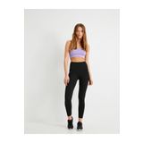 KOTON Cepli Spor Tayt Yüksek Bel Slim Fit Biyeli