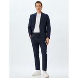 Koton Chino Pantolon Cep Detaylı Viskon Karışımlı - Lacivert - 44
