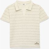 Koton Çizgili Ekru Erkek Çocuk Polo T-Shirt 6SKB10080TK - 4 - 5 Yaş