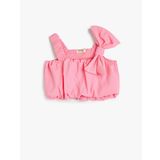 Koton Crop Atlet Askılı Fiyonk Detaylı