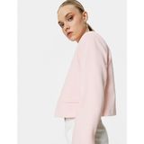 Koton Crop Blazer Ceket Yakasız Cepli - Pembe - 42