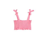 Koton Crop Bluz Askılı Fiyonk Detaylı Gipeli Viskon Kumaş