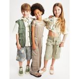 Koton Crop Bluz Uzun Kollu - 5 - 6 Yaş - Ekru
