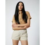 Koton Crop Safari Gömlek Cepli Modal Karışımlı - 42 - Kahve