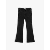 Koton Dar Kesim İspanyol Paça Kot Pantolon - Flare Jean