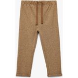 Koton Desenli Viskon Karışımlı Beli Bağcıklı Pantolon - 3 - 4 Yaş - Ekru
