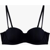 Koton Desteksiz Balenli Comfort Sütyen - 90B - Siyah