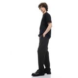 Koton Dokulu Viskon Karışımlı Chino Cep Detaylı Beli Bağcıklı Pantolon