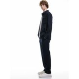Koton Düğmeli Viskon Karışımlı Chino Cep Detaylı Kumaş Pantolon - Lacivert - 44 - Straight