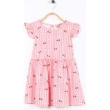 Koton Düz Pembe Bebek Standart Elbise 3SMG80014AK - 6 - 9 Ay