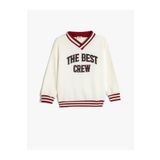 Koton Ekru Erkek Çocuk Sweatshirt 5WKB10400TK
