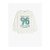 Koton Ekru Kız Çocuk Sweatshirt 5SKG10212AK