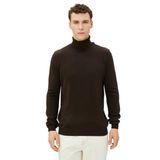 Koton Erkek Akrilik Örgü Süveter Turtleneck Kazak, Kahverengi (532), M
