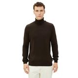 Koton Erkek Akrilik Örgü Süveter Turtleneck Kazak, Kahverengi (532), S