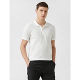 Koton Erkek Basic Polo Yaka Tişört - XL - Ekru