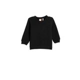 KOTON Erkek Bebek 4WMB10021TK Bisiklet Yaka Uzun Kollu Sweatshirt, Lacivert (720), 6/9 Ay