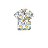 Koton Erkek Bebek Gömlek Grafik Kaplan Baskılı Floral Kısa Kollu Cepli Pamuklu Çok Renkli, 24/36 Ay
