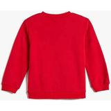 Koton Erkek Bebek Sweatshirt Kırmızı 4WMB10066TK - 1,5 - 2 Yaş