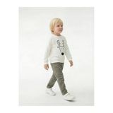 Koton Erkek Bebek Yılbaşı Baskılı Uzun Kollu Şardonlu Bisiklet Yaka Sweatshirt