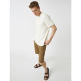 Koton Erkek Chino Bermuda Şort Pamuklu - 38 - Camel