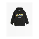 Koton Erkek Çocuk Batman Kapşonlu Sweatshirt Lisanslı Uzun Kollu