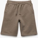 Koton Erkek Çocuk Beli Bağcıklı Cep Detaylı Basic Şort Desensiz 4 - 5 Yaş Regular Fit - Kahve