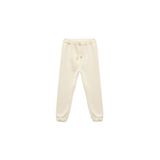 Koton Erkek Çocuk Beli Bağcıklı Pamuklu Basic Şardonlu Jogger Eşofman Altı, Ekru, 3-4 Yaş