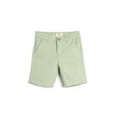 Koton Erkek Çocuk Bermuda Şort Basic Chino Cepli Pamuklu Beli Ayarlanabilir Lastikli Nane Yeşili, 9/10 Yaş