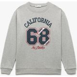 Koton Erkek Çocuk Gri Uzun Kollu Sweatshirt Bisiklet Yaka ve Cepsiz Tasarım ile Günlük Giyime Uygun - 6 - 7 Yaş