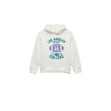 Koton Erkek Çocuk Kapüşonlu Sweatshirt, Şardonlu Uzun Kollu Baskılı, Ekru, 6-7 Yaş
