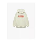 Koton Erkek Çocuk Lisanslı Örümcek Adam Baskılı Uzun Kollu Şardonlu Pamuklu Kapşonlu Sweatshirt