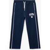 Koton Erkek Çocuk Loose Fit Eşofman Altı Lacivert Polyester Karışımlı Kış Sezonu Cepli Tasarım - 9 - 10 Yaş