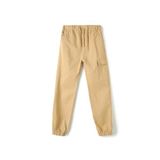 KOTON Erkek Çocuk Normal Bel Beli Bağlamalı Cep Detaylı Paçası Lastikli Jogger Pantolon, Bej (057), 11/12 Yaş