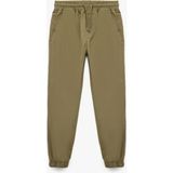 Koton Erkek Çocuk Pamuklu Jogger Pantolon Beli Bağcıklı 2 Cep ile Rahat Günlük Kullanım - Yeşil - Regular - 9 - 10 Yaş