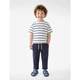 Koton Erkek Çocuk Pamuklu Kısa Kollu Tişört Günlük Stil Ekru Renk Regular Fit - 9 - 12 Ay