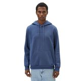 KOTON Erkek Kapüşonlu Uzun Kollu Cep Detaylı Slogan Baskılı Sweatshirt, Mavi (624), S