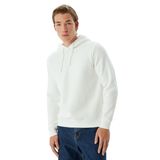 Koton Erkek Kapüşonlu Yaka Uzun Kollu Sweatshirt S Beyaz (000)