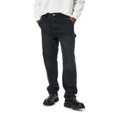 Koton Erkek Normal Bel Kargo Cep Normal Paça Jean Pantolon, Siyah (999), 32W / 32L