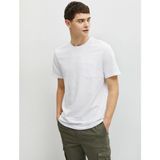 Koton Erkek Pamuklu Basic Kısa Kollu T-Shirt - XL - Beyaz