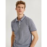 Koton Erkek Polo Yaka T-Shirt Kısa Kollu Pamuklu - İndigo