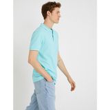 Koton Erkek Polo Yaka T-Shirt Kısa Kollu Pamuklu - Mavi